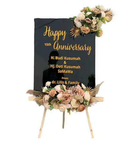 Papan Bunga Akrilik Wanasaba