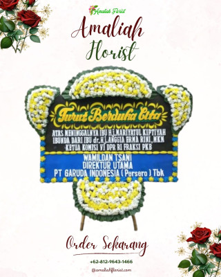 Papan Bunga Duka di Wanasaba