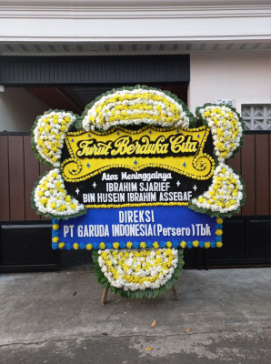 Papan Bunga Duka di Wanasaba